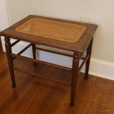 Vintage Cane Bench