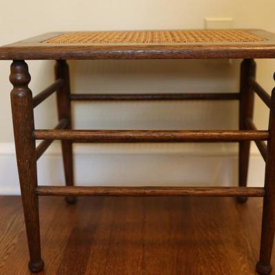 Vintage Cane Bench