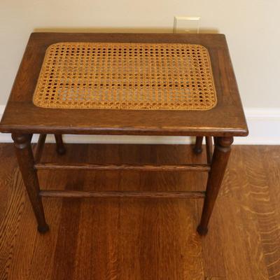 Vintage Cane Bench