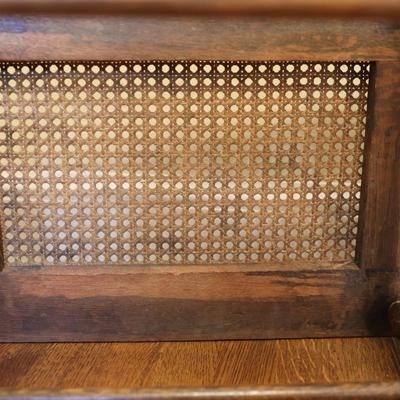Vintage Cane Bench