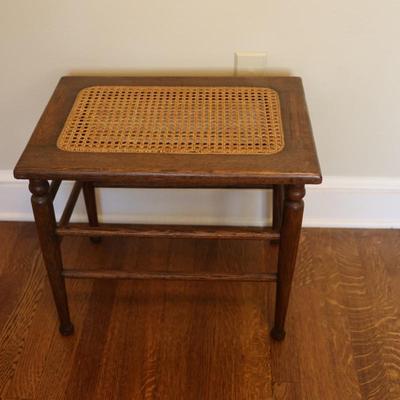 Vintage Cane Bench