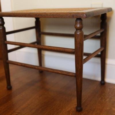 Vintage Cane Bench