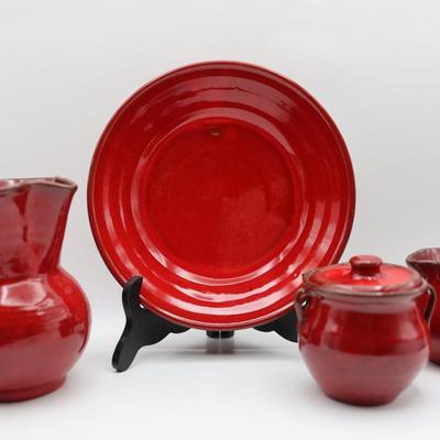 Owen Seagrove Crimson Red Pottery