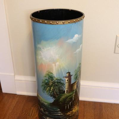 Hand Painted Umbrella Stand