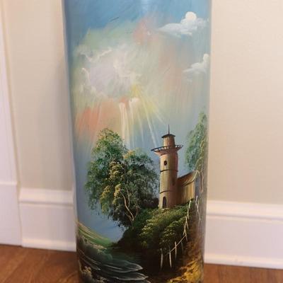 Hand Painted Umbrella Stand