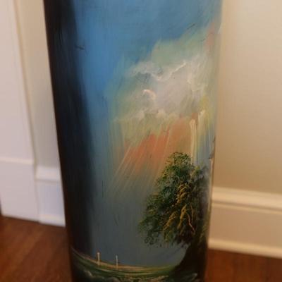 Hand Painted Umbrella Stand