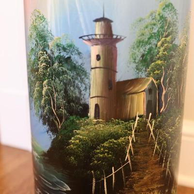 Hand Painted Umbrella Stand