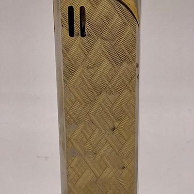 Vintage gold tone metal Lighter from Japan
