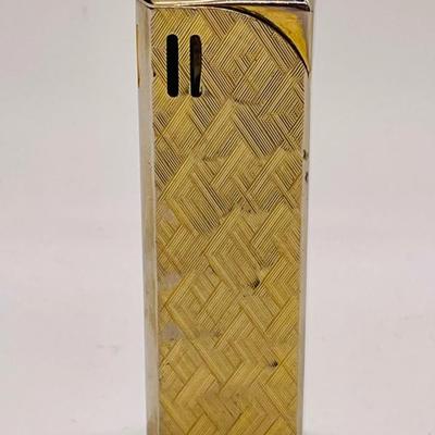 Vintage gold tone metal Lighter from Japan