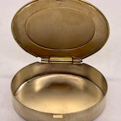 Vintage Tobacco Box Stash Box Pill Box