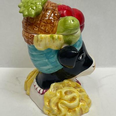 Vandor Cowman Moo-randa Cookie Jar ceramic