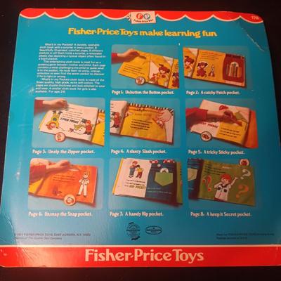 NEW FISHER-PRICE CLOTH BOOK W/A SURPRISE IN EVERY POCKET