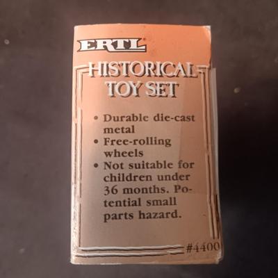 NEW ERTL 4 PC DIE-CAST HISTORICAL TOY SET