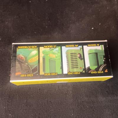 NEW JOHN DEERE HISTORICAL 4 PC DIE-CAST TOY SET