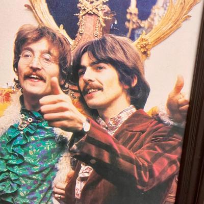 The Beatles at the Sgt. Pepper launch party, held at Brian Epstein's house on 19 May 1967