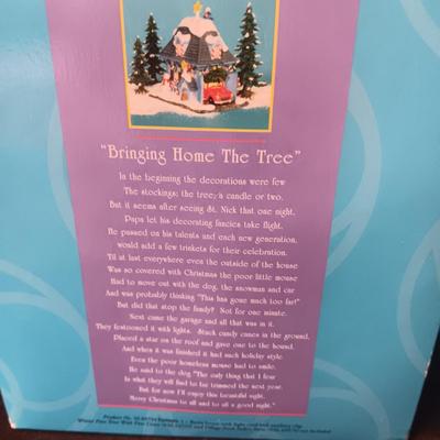 NEW DEPARTMENT 56 STORYBOOK VILLAGE "BRINGING HOME THE TREE"