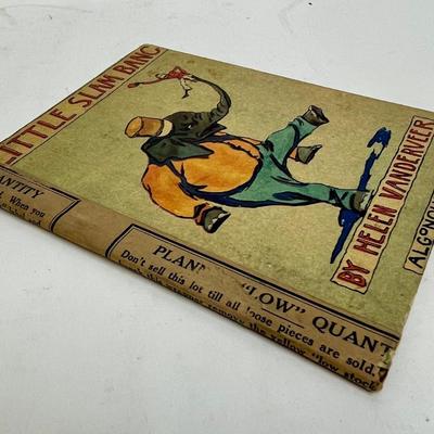 Little Slam Bang Children's Book by Helen Vanderveer Algonquin