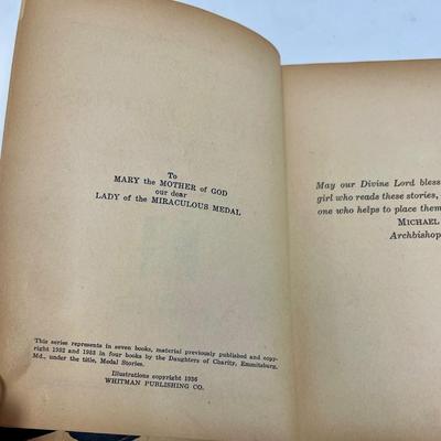 Vintage Children's Book "The Violet Book of Medal Stories" 1936