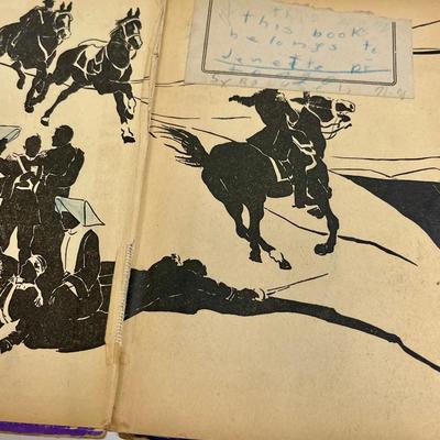 Vintage Children's Book "The Violet Book of Medal Stories" 1936