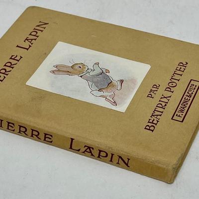 Vintage Children's Book "Pierre Lapin" (French version of Peter Rabbit) by Beatrix Potter