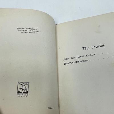 Antique Childrens Book Jack the Giant Killer Katherine Lee Bates