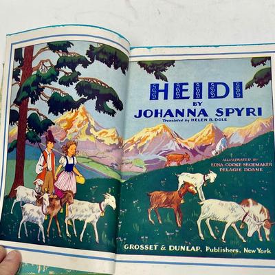 Heidi by Johanna Spyri Hardcover Book Finn & Co. 1927