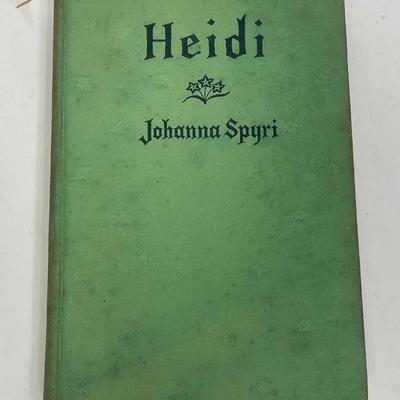 Heidi by Johanna Spyri Hardcover Book Finn & Co. 1927