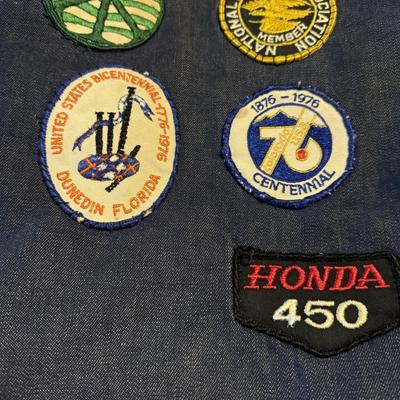 Vintage Jacket & Hat w Patches & Pins