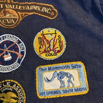 Vintage Jacket & Hat w Patches & Pins