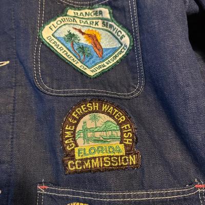 Vintage Jacket & Hat w Patches & Pins