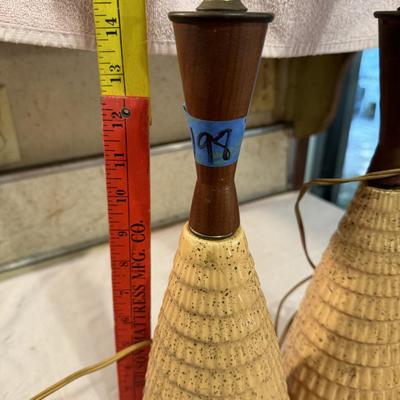 MCM Lamps Pair
