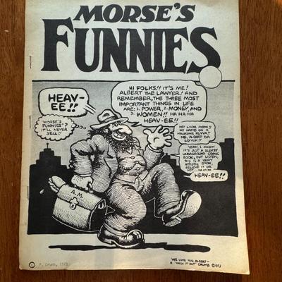 Morse's Funnies #1 From the Albert Morse Archives (RARE)!! R. Crumb