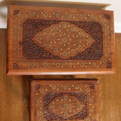 Set of Two (2) Nesting Tables (See Details)