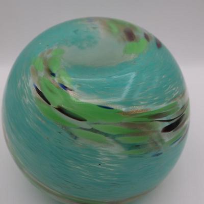 HQT Hand Made Glass Design Vase