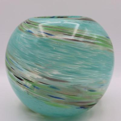 HQT Hand Made Glass Design Vase