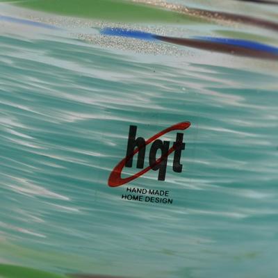 HQT Hand Made Glass Design Vase