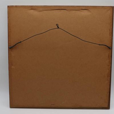 Framed Chinese Embroidered Doily Wall Art