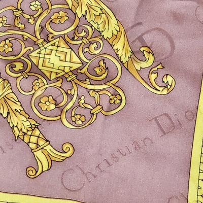 Vintage Christian Dior Silk Scarf