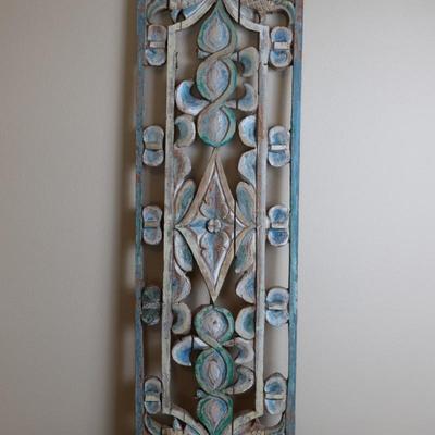 Carved and Painted Wood Art