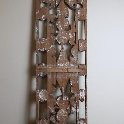 Carved and Painted Wood Art
