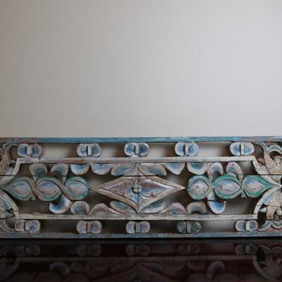 Carved and Painted Wood Art