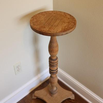 Solid Wood Plant Stand (See Details)