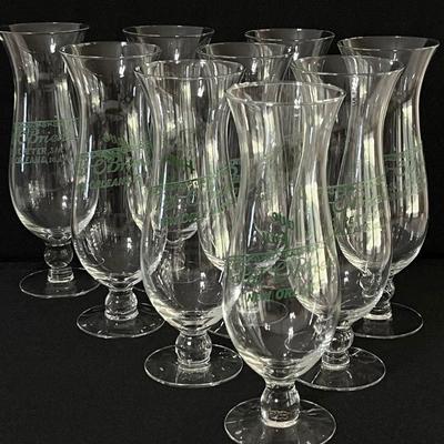 Vtg. Pat O’Brien’s Hurricane Glasses ~ Set Of Eighteen (18)