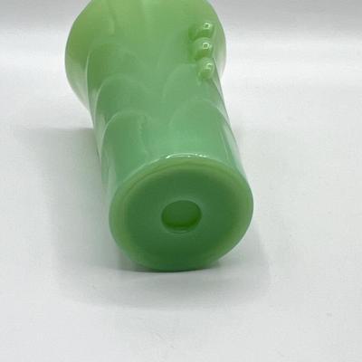 Pair (2) Jadeite Bud Vases