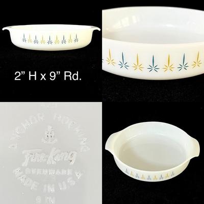 FIRE-KING ~ Vtg. Three (3) Piece Assortment