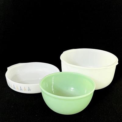 FIRE-KING ~ Vtg. Three (3) Piece Assortment