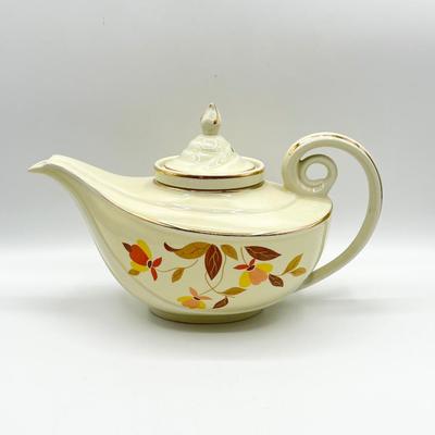HALLS SUPERIOR ~ Autumn Leaf ~ Four (4) Piece Porcelain Tea Set
