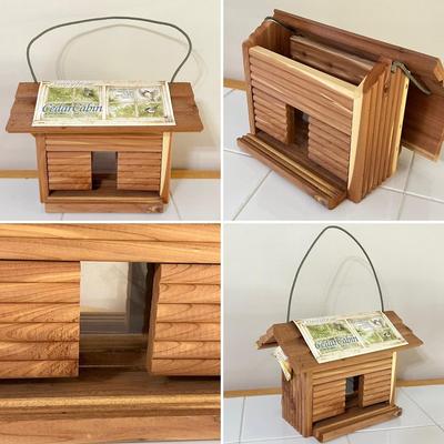 COUNTRY HOME ~ Cedar Cabin & Nest For Burds