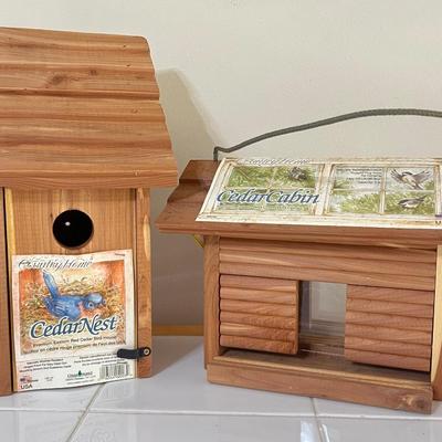 COUNTRY HOME ~ Cedar Cabin & Nest For Burds