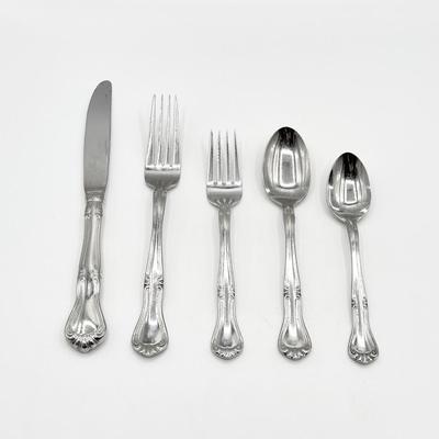 GORHAM ~ Valcourt ~ 5 Piece Service For 12 ~ 7 Serving Pcs